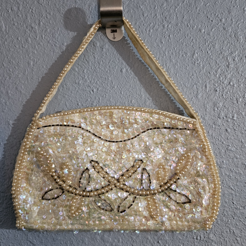 Vintage La Regale Product Beaded Sequin Purse‎